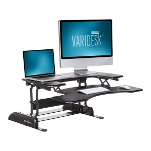 VARIDESK 49900 - Height-Adjustable Standing Desk - Pro Plus 36 - Black